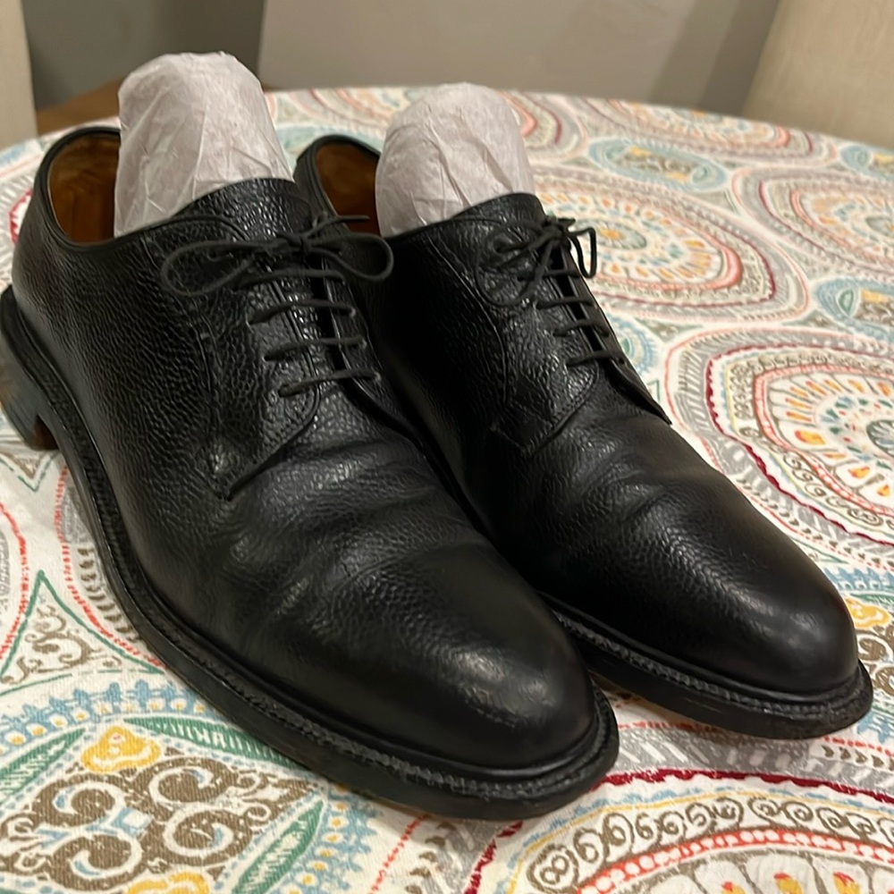 Joseph Cheaney Handcrafted Pebbled Leather Oxford size 10.5